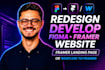 redesign develop figma framer website framer landing page, do webflow to framer