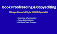 book proofreading and copyediting