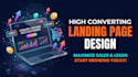 design a custom built landing page for your startup