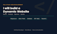 build a dynamic website with react, node and express