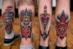 create any design in flash traditional tattoo style