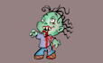 draw a lil zombie cartoon