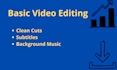 edit your video with clean and simple editing