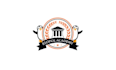 design online piano academy logo with a penguin