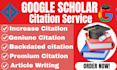 increase google scholar citation