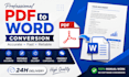 convert PDF to editable word with accurate formatting