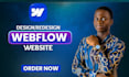 design, redesign, or develop webflow website, webflow expert