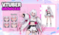 design a custom 3d anime vtuber avatar for vrchat and vroid