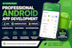 develop a custom android app using java and android studio