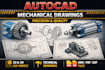 create professional autocad mechanical drawings