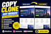 copy clone website and duplicate redesign website