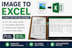 extract text from 1000 images into excel with high accuracy