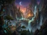 create stylized environment concept art, fantasy background