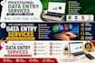 do fast and accurate data entry, copy paste and web research