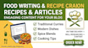 write professional food articles and recipes