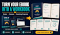 turn your ebook or course into an engaging companion workbook