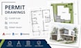 create permit drawings, building permit plans, floor plan, site plan