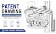 design patent drawing, consumer electronics, uspto technical illustration