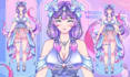 design and rig high quality live2d vtuber model 2d nsfw vtuber model commission