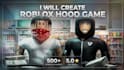 develop roblox hood game, da hood style rp, pvp, gang game