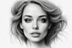 draw a rough charcoal sketch