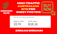 do australian guest post on high traffic site au guest post