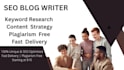 write SEO blogs articles and websites content