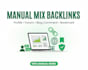create 50 manual mix backlinks