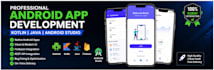 develop a professional android app using kotlin and java
