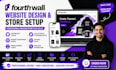 fourth wall website setup fourthwall store setup fourthwall pod merch with seo