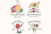 do unique taste, tradition, italian restaurant logo