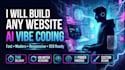 build any modern website using ai vibe coding
