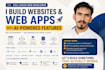 build custom full stack web solution with ai features