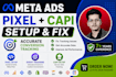 fix meta pixels tracking issue and setup meta campaigns