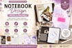 design aesthetic printable digital notebooks