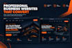 design or redesign a modern responsive business website