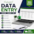 accurate data entry, excel, copy paste and pdf conversion