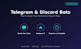 build a telegram or discord bot that analyzes your business
