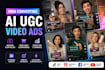 make high converting ai ugc video ads for ecommerce