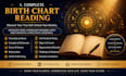 provide a detailed vedic astrology birth chart reading