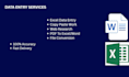 do fastest data entry, web research, and copy paste work