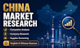 research the china market and analyze your competitors