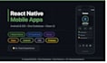 build a react native mobile app for android and ios with clean UI