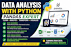 do data cleaning, analysis, and visualization using python and pandas