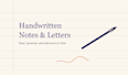 create neat and professional handwritten documents