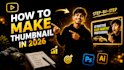 create high CTR thumbnails for business finance and motivation videos