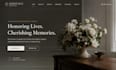 design squarespace cremation service mortuary website with arrangement form