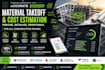 do material take off, construction cost estimation and quantity takeoff