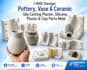 design pottery vase ceramic slipcasting plaster silicon plastic clay parts mold
