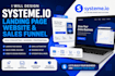 design a professional system io landing page